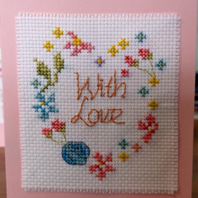 'With Love' Floral Card