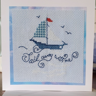 'Sail away with me' Card