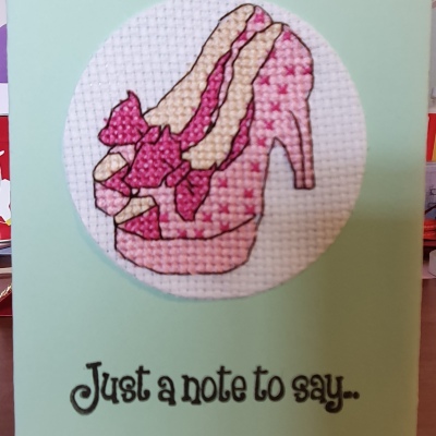 'Just a Note to Say' Shoes Card