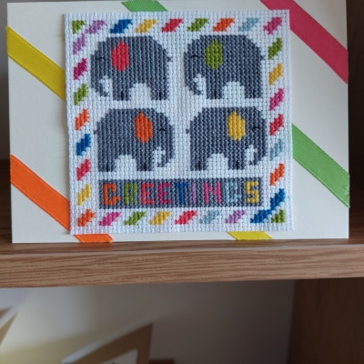 Elephant Greetings Card