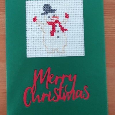 Snowman Christmas Card