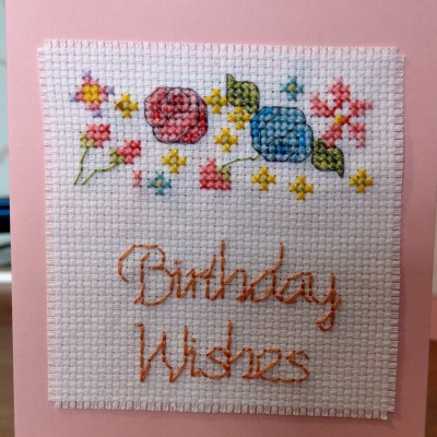 'Birthday Wishes' Floral Card